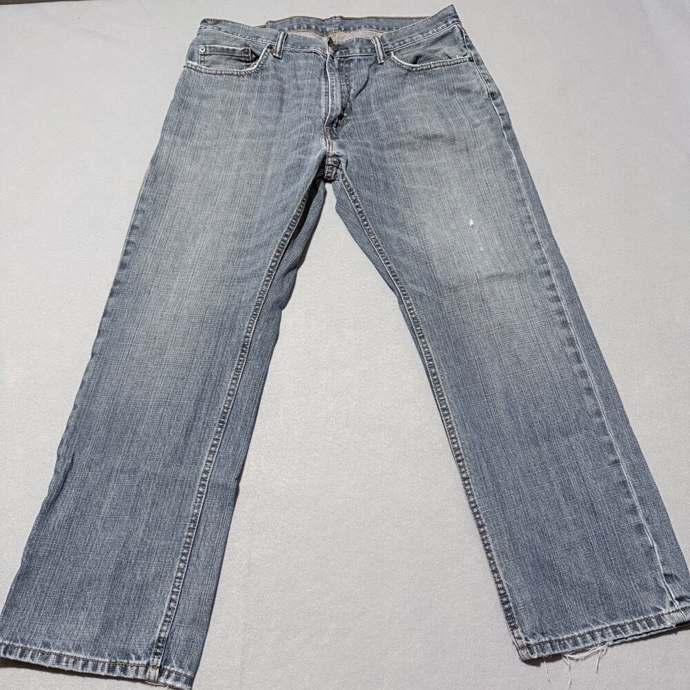 Levi's 559 Jeans Men's Blue Denim Distressed Classic Straight Zip Fly - 36X30